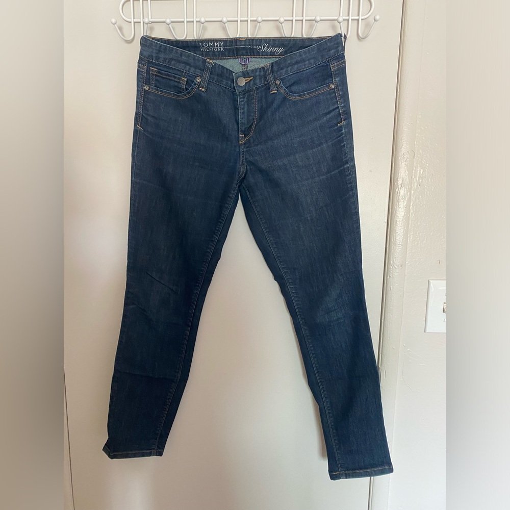 Tommy Hilfiger Classic‎ Blue Denim Jeans women size 8